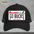 Go Bucks Novelty License Plate Hat Tag Mesh / Black