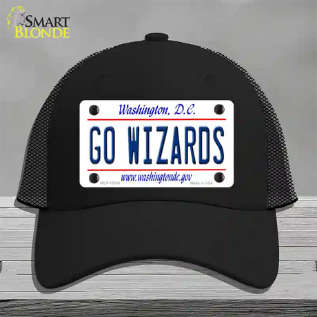 Go Wizards Novelty License Plate Hat Tag Mesh / Black