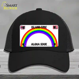 Hawaii Blank Novelty License Plate Hat Tag Mesh / Black