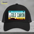 Gold Canyon Arizona Novelty License Plate Hat Tag Mesh / Black