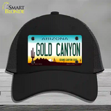 Gold Canyon Arizona Novelty License Plate Hat Tag Mesh / Black