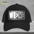 We Greater Than Me Novelty License Plate Hat Tag Mesh / Black