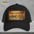 Gun Control Buying Only One Novelty License Plate Hat Tag Mesh / Black