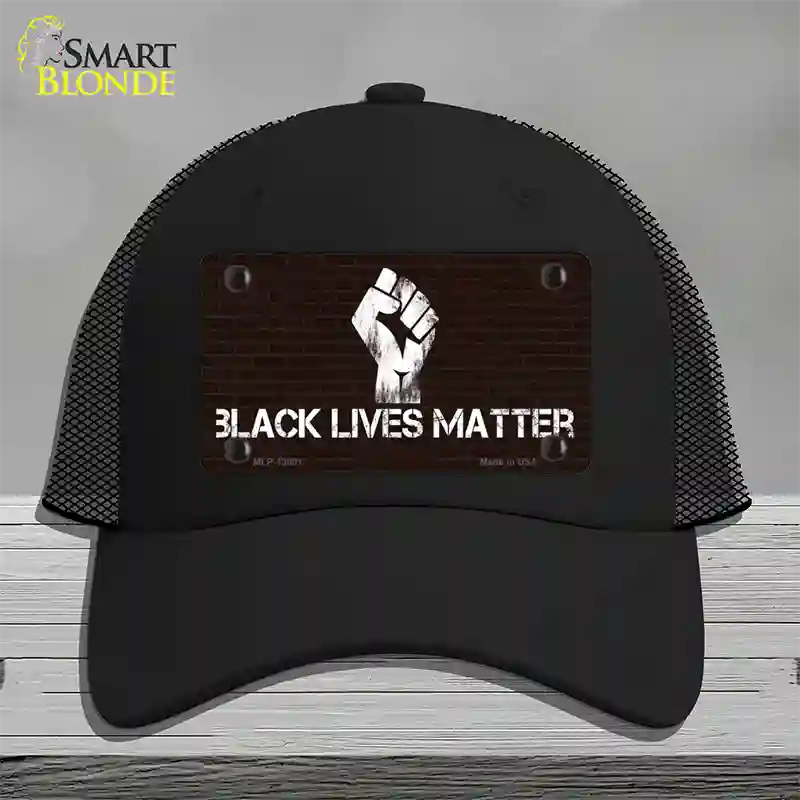 Black Lives Matter Brick Novelty License Plate Hat Tag Mesh / Black