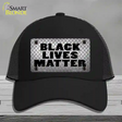 Black Lives Matter Diamond Plate Novelty License Plate Hat Tag Mesh / Black