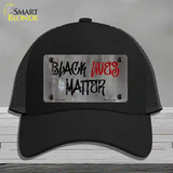 Black Lives Matter Concrete Novelty License Plate Hat Tag Mesh / Black