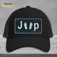 J**P Flipflop Novelty License Plate Hat Tag Mesh / Black