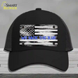 We Back The Blue Novelty License Plate Hat Tag Mesh / Black