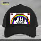 I Heart Oahu Novelty License Plate Hat Tag Mesh / Black