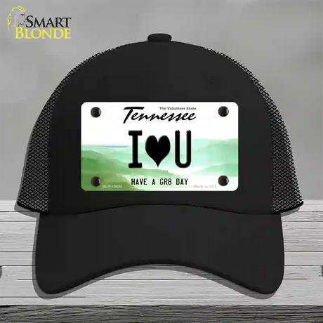 I Heart You Novelty License Plate Hat Tag Mesh / Black