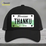 Thank You Novelty License Plate Hat Tag Mesh / Black