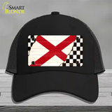 Alabama Racing Flag Novelty License Plate Hat Tag Mesh / Black