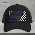 Alaska Racing Flag Novelty License Plate Hat Tag Mesh / Black