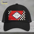 Arkansas Racing Flag Novelty License Plate Hat Tag Mesh / Black