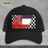 Mississippi Racing Flag Novelty License Plate Hat Tag Mesh / Black