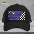 Nevada Racing Flag Novelty License Plate Hat Tag Mesh / Black