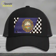 New Hampshire Racing Flag Novelty License Plate Hat Tag Mesh / Black