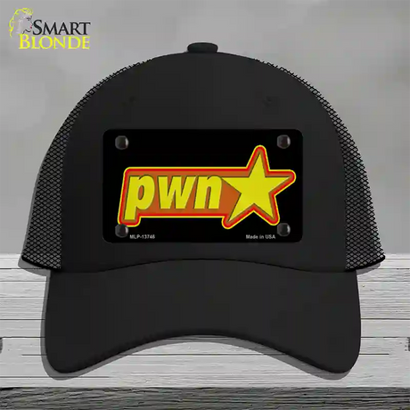 Pawn Star Novelty License Plate Hat Tag Mesh / Black