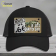 Route Sixty Six Novelty License Plate Hat Tag Mesh / Black