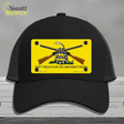 Dont Tread On My 2nd Amendment Novelty License Plate Hat Mesh / Black