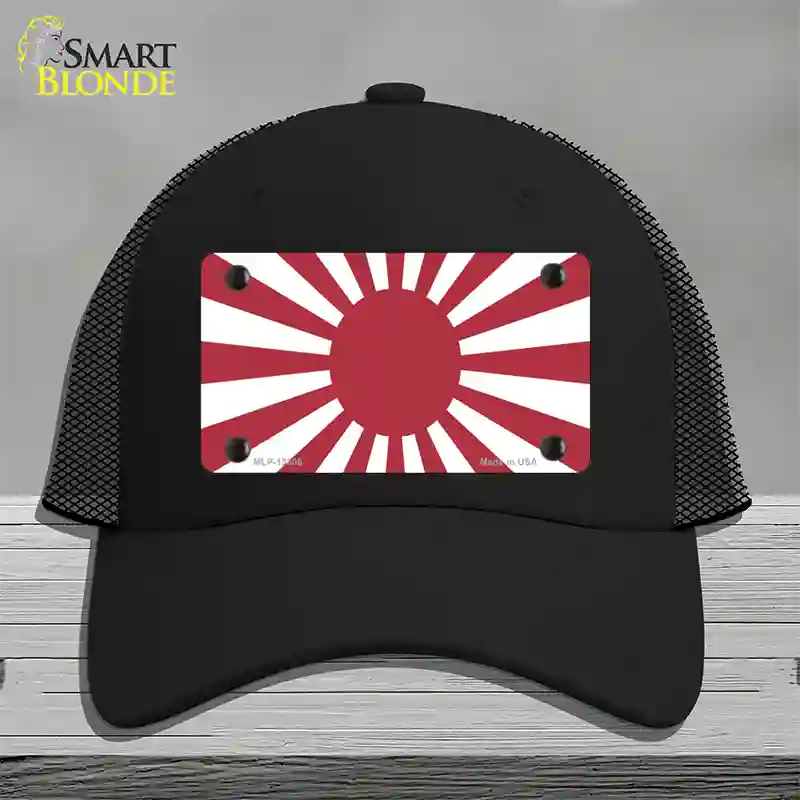 Rising Sun Japan Novelty License Plate Hat Tag Mesh / Black