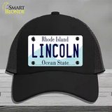 Lincoln Rhode Island Novelty License Plate Hat Novelty License Plate Hat Mesh / Black