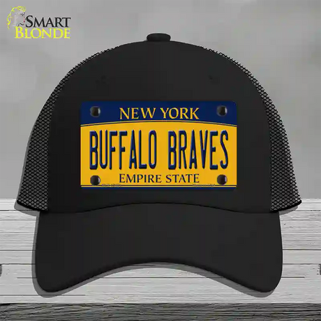 Buffalo Braves New York Novelty License Plate Hat Tag Mesh / Black