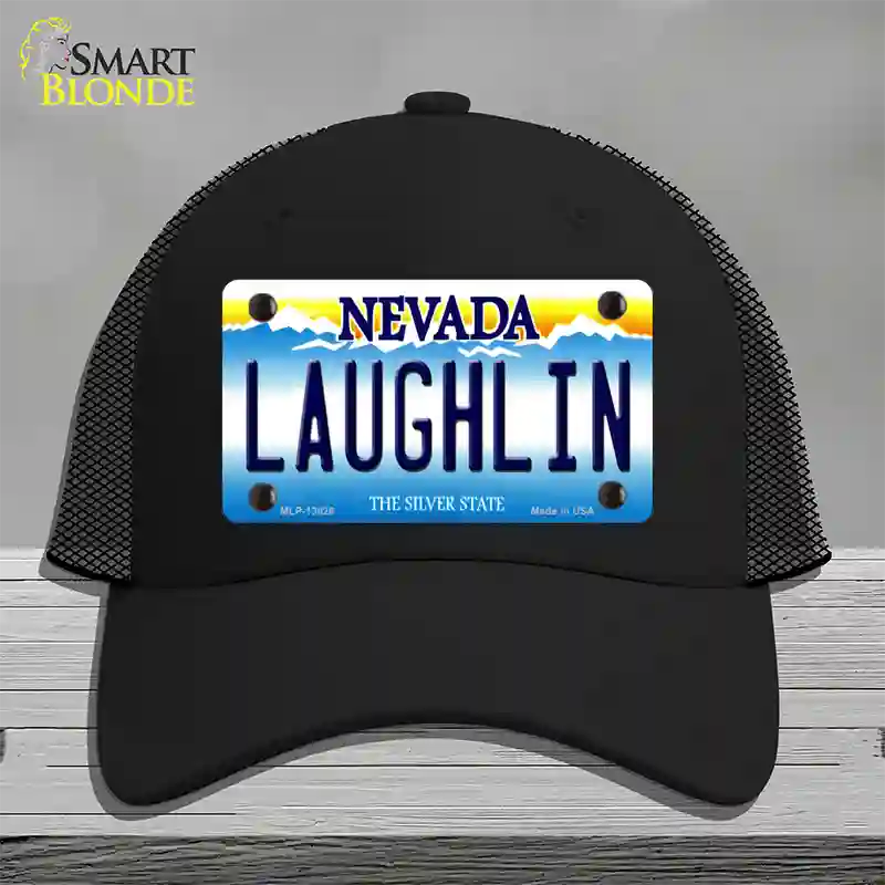 Laughlin Nevada Novelty License Plate Hat Tag Mesh / Black