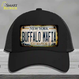 Buffalo Mafia Excelsior New York Rusty Novelty License Plate Hat Tag Mesh / Black