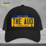 The Aud NY Yellow Novelty License Plate Hat Tag Mesh / Black