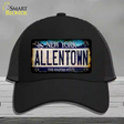 Allentown NY Blue Rusty Novelty License Plate Hat Tag Mesh / Black