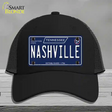 Nashville Tennessee Blue Novelty License Plate Hat Tag Mesh / Black