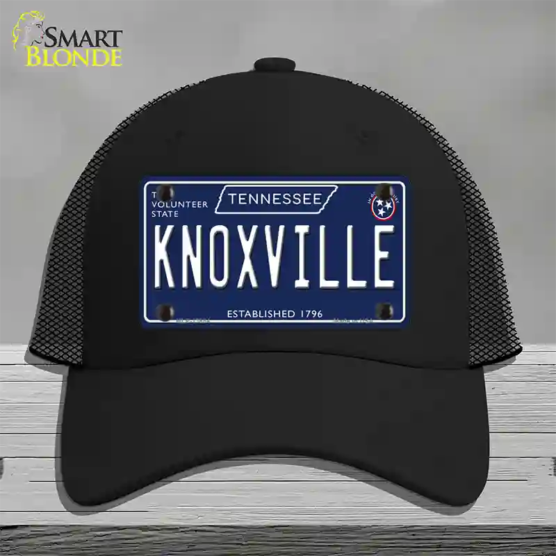 Knoxville Tennessee Blue Novelty License Plate Hat Tag Mesh / Black