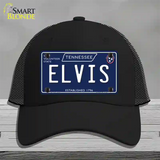 Elvis Tennessee Blue Novelty License Plate Hat Tag Mesh / Black