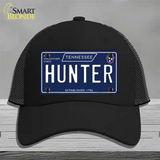 Hunter Tennessee Blue Novelty License Plate Hat Tag Mesh / Black