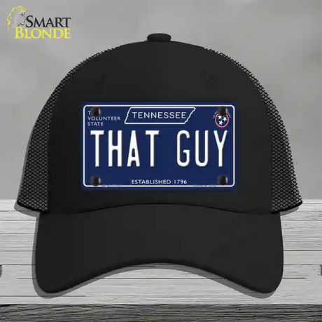 That Guy Tennessee Blue Novelty License Plate Hat Tag Mesh / Black