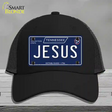 Jesus Tennessee Blue Novelty License Plate Hat Tag Mesh / Black