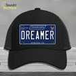 Dreamer Tennessee Blue Novelty License Plate Hat Tag Mesh / Black