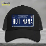 Hot Mama Tennessee Blue Novelty License Plate Hat Tag Mesh / Black