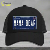 Mama Bear Tennessee Blue Novelty License Plate Hat Tag Mesh / Black