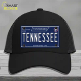 TN Tennessee Blue Novelty License Plate Hat Tag Mesh / Black