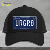 URGR8 Tennessee Blue Novelty License Plate Hat Tag Mesh / Black