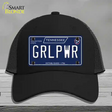 Grlpwr Tennessee Blue Novelty License Plate Hat Tag Mesh / Black