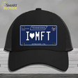 I Heart MFT Tennessee Blue Novelty License Plate Hat Tag Mesh / Black