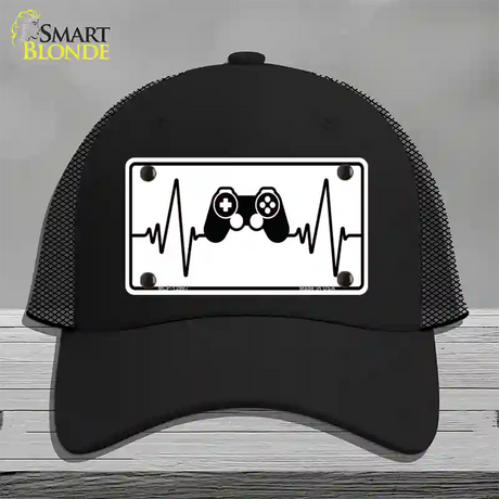 Video Games Heart Beat Novelty License Plate Hat Tag Mesh / Black