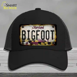 Bigfoot Maryland Novelty License Plate Hat Tag Mesh / Black