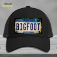 Bigfoot Minnesota Novelty License Plate Hat Tag Mesh / Black