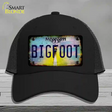 Bigfoot Mississippi Novelty License Plate Hat Tag Mesh / Black