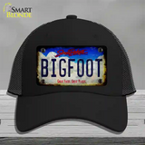 Bigfoot South Dakota Novelty License Plate Hat Tag Mesh / Black