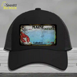 Maine Lobster Blank Rusty Novelty License Plate Hat Mesh / Black